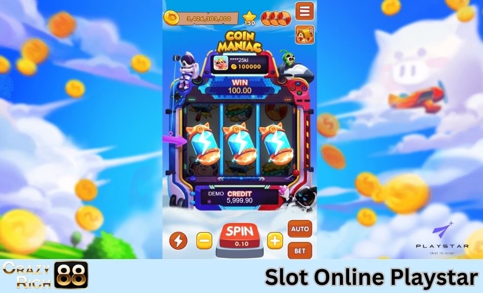 slot online playstar crazyrich88 CR88